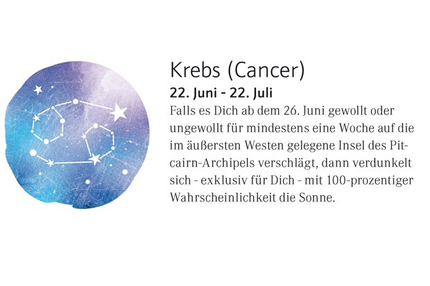 Horoskop Krebs