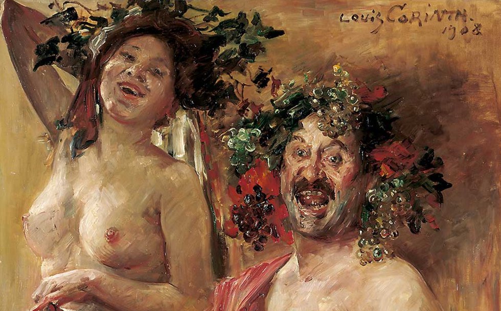 Lovis Corinth: Bacchantenpaar, 1908, Öl auf Leinwand, Museum Georg Schäfer, Schweinfurt